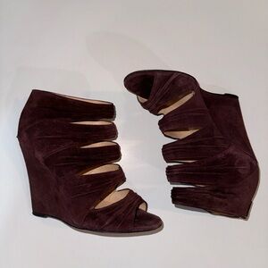 Christian Louboutin Suede Wedges